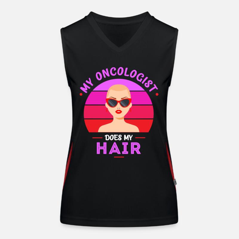 Chemo, Chemo Bestrahlung, Chemo Strahlung, Funktionelles Kontrast-Tank Top für Frauen