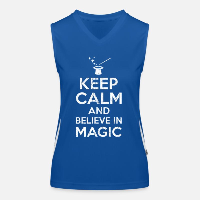 Geschenk für Zauberer Funktionelles Kontrast-Tank Top für Frauen