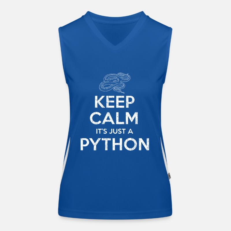 Python Schlange Funktionelles Kontrast-Tank Top für Frauen