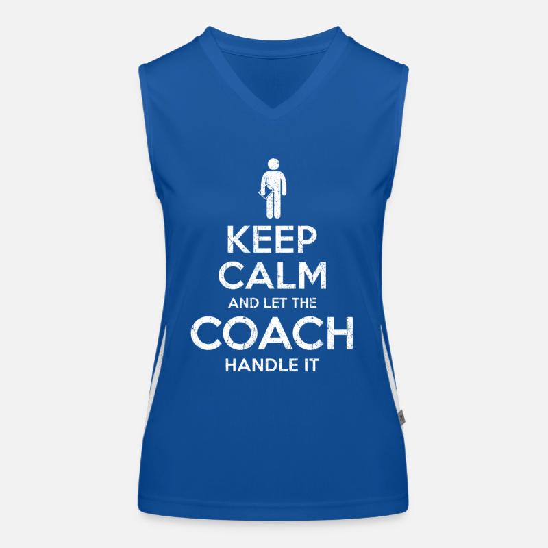 Keep Calm Coach Débardeur respirant contrasté Femme