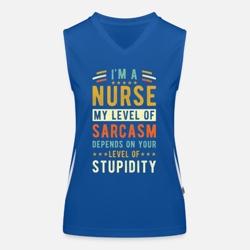 Krankenschwester Geschenk Funktionelles Kontrast-Tank Top für Frauen