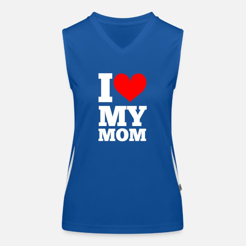 J’aime ma mère Débardeur respirant contrasté Femme