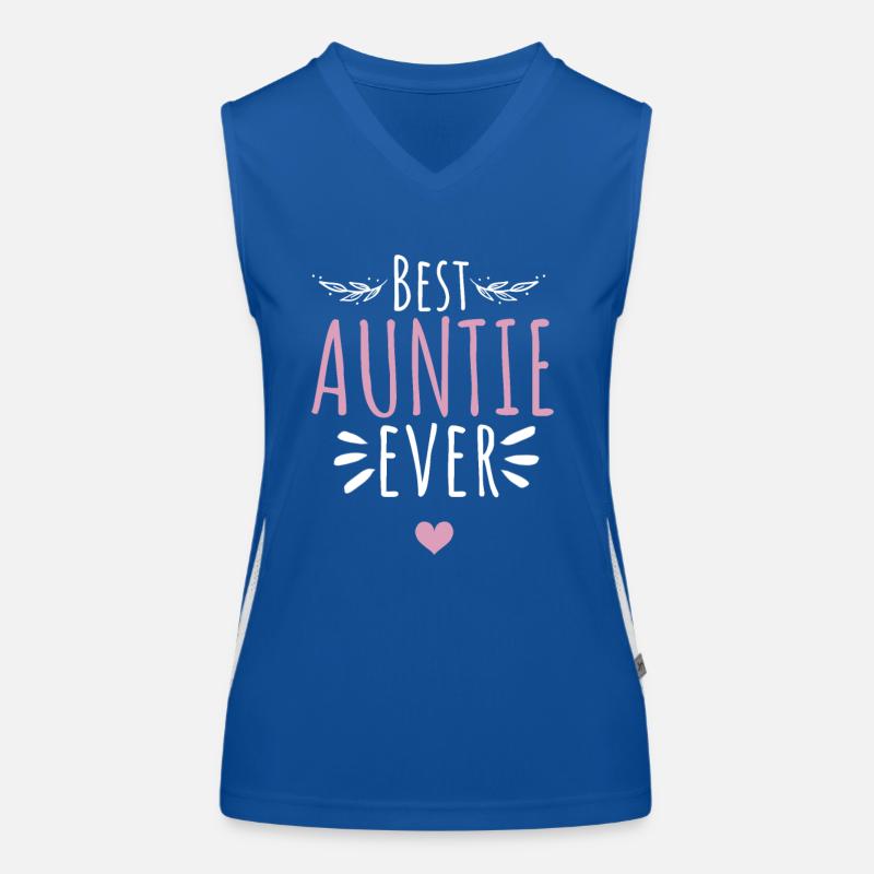 Beste Tante Funktionelles Kontrast-Tank Top für Frauen