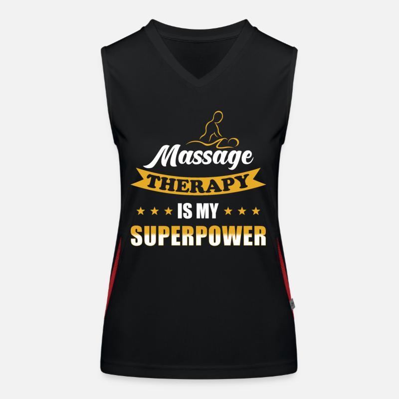 Masseur Funktionelles Kontrast-Tank Top für Frauen