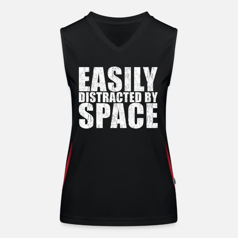 Space Funktionelles Kontrast-Tank Top für Frauen
