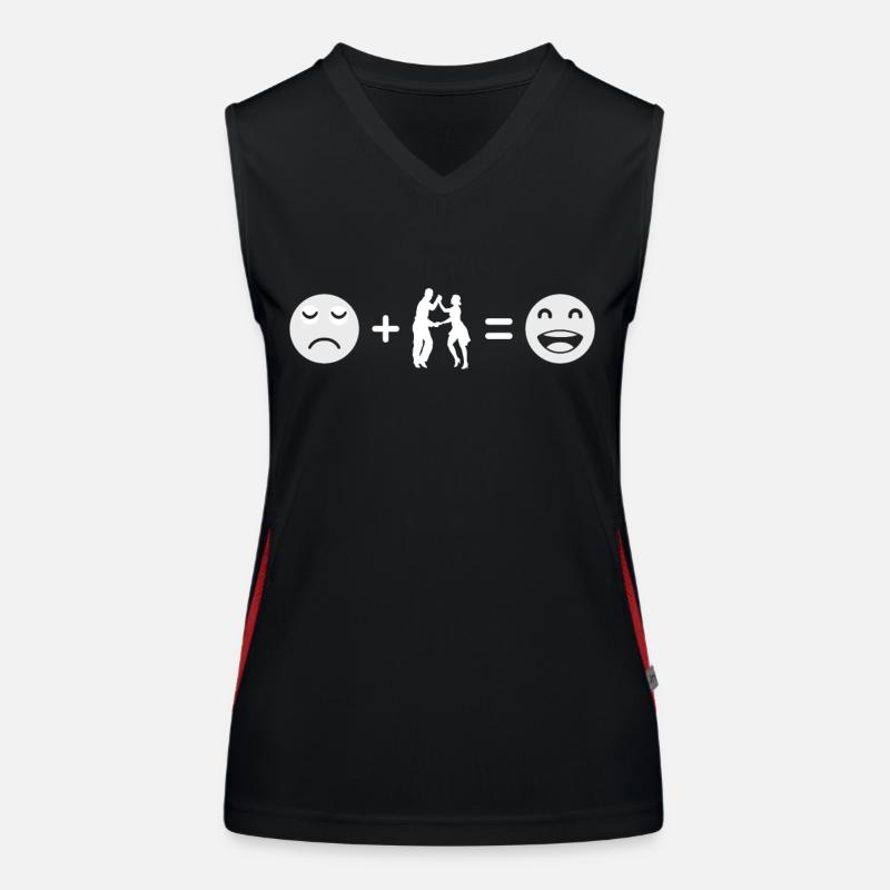 Tanzen Tänzer Funktionelles Kontrast-Tank Top für Frauen