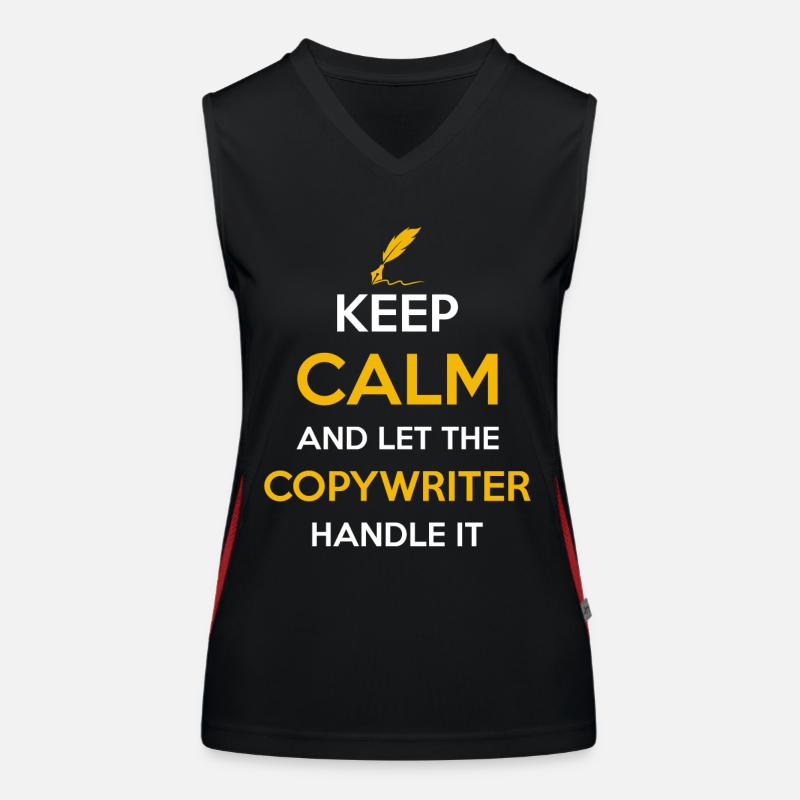 Copywriter Gift Women's Functional Contrast Tank Top