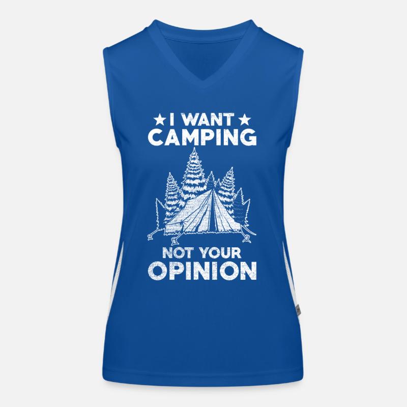 Camper Funktionelles Kontrast-Tank Top für Frauen