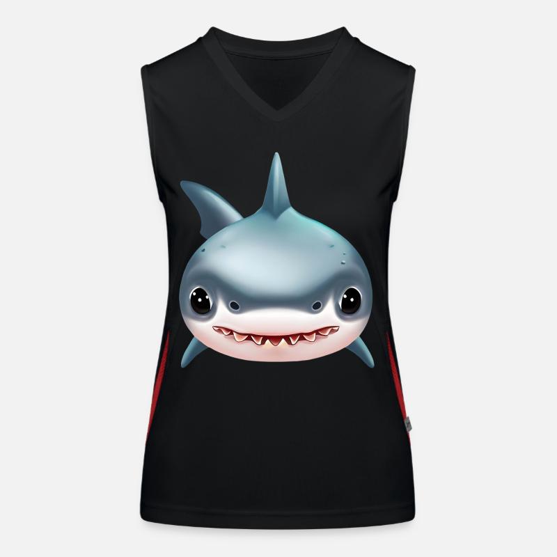 Requin mignon Débardeur respirant contrasté Femme