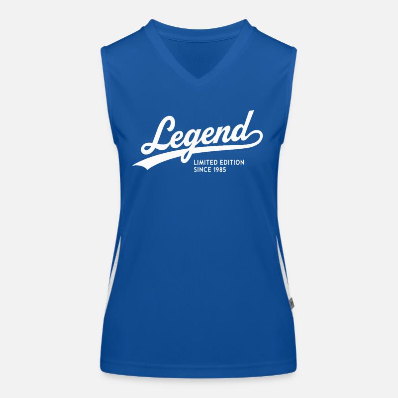 Legend Limited Edition Since 1985 Funktionelles Kontrast-Tank Top für Frauen