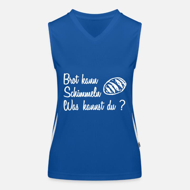 Brot Bäcker Lustiger Spruch Geschenk T-Shirt Funktionelles Kontrast-Tank Top für Frauen