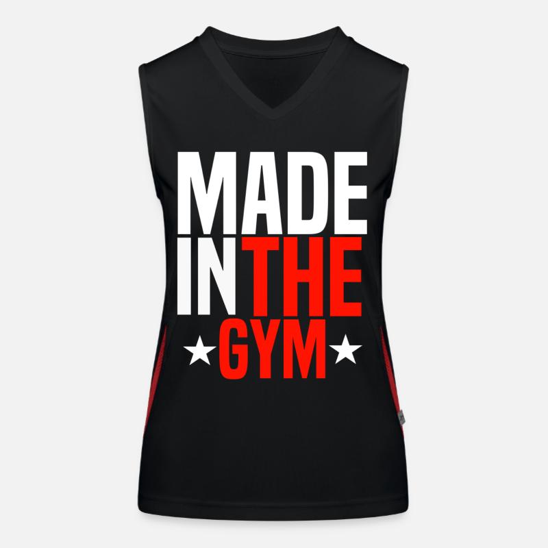 Gym Funktionelles Kontrast-Tank Top für Frauen