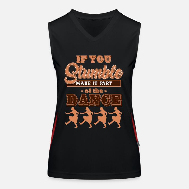 Linedance, Line dancing Boots Funktionelles Kontrast-Tank Top für Frauen