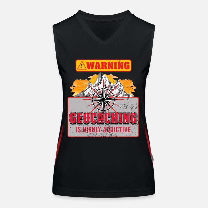 Geocaching Women's Functional Contrast Tank Top