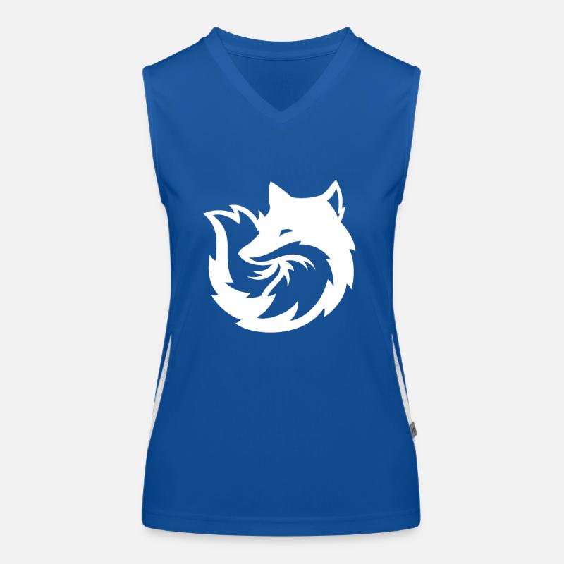 Füchse Funktionelles Kontrast-Tank Top für Frauen