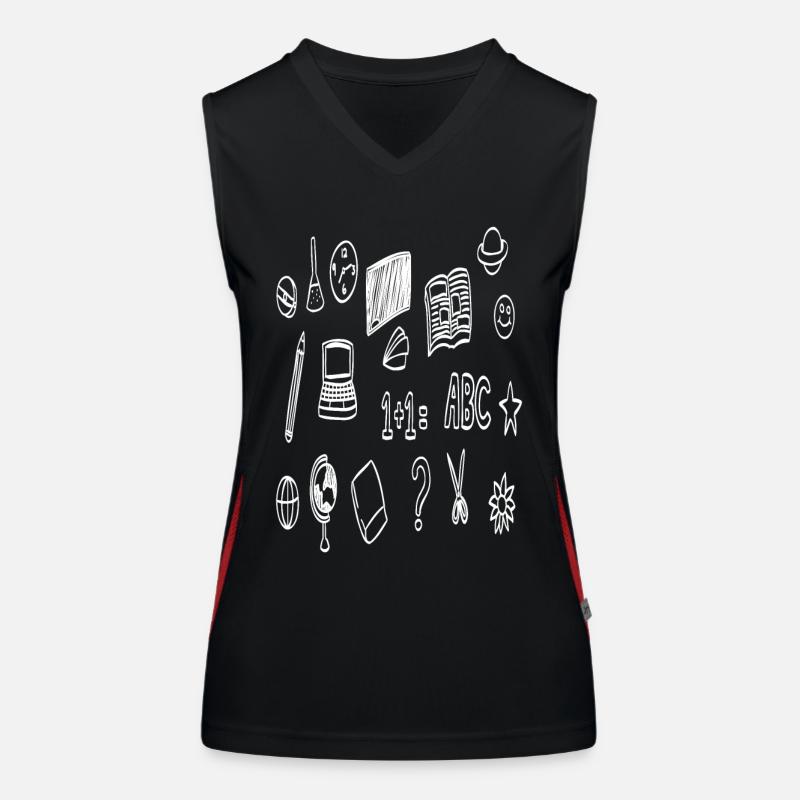 Schulbeginn Geschenk Funktionelles Kontrast-Tank Top für Frauen