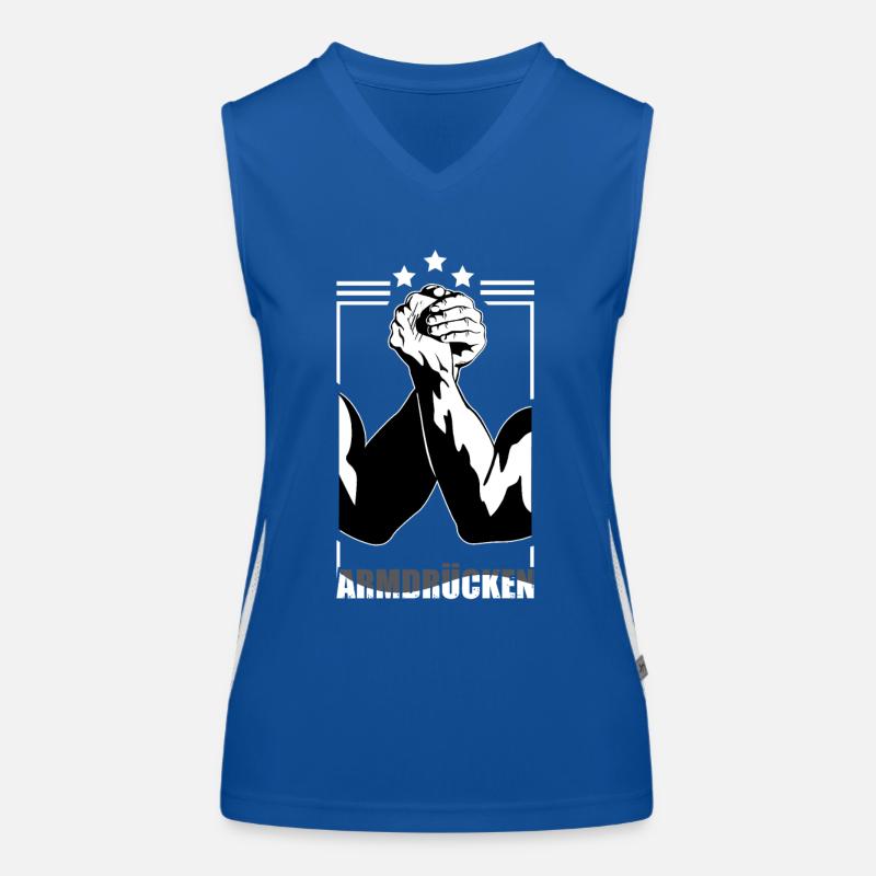 Bras de table - Bras de fer Débardeur respirant contrasté Femme