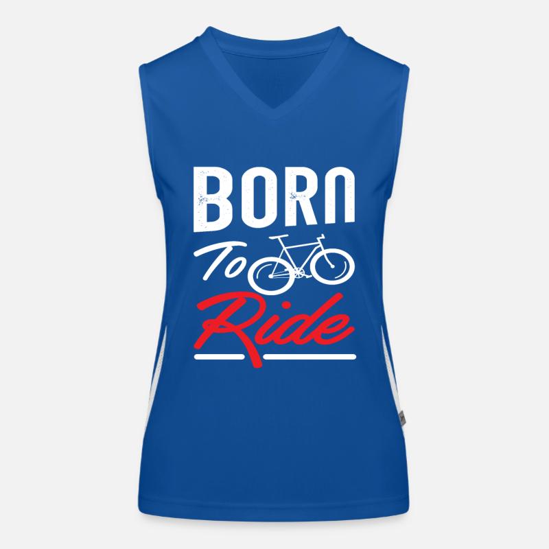 Fahrrad Funktionelles Kontrast-Tank Top für Frauen
