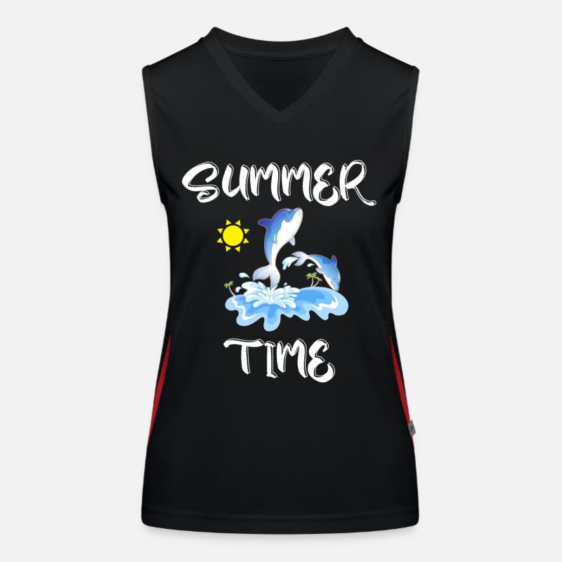 summertime Women's Functional Contrast Tank Top