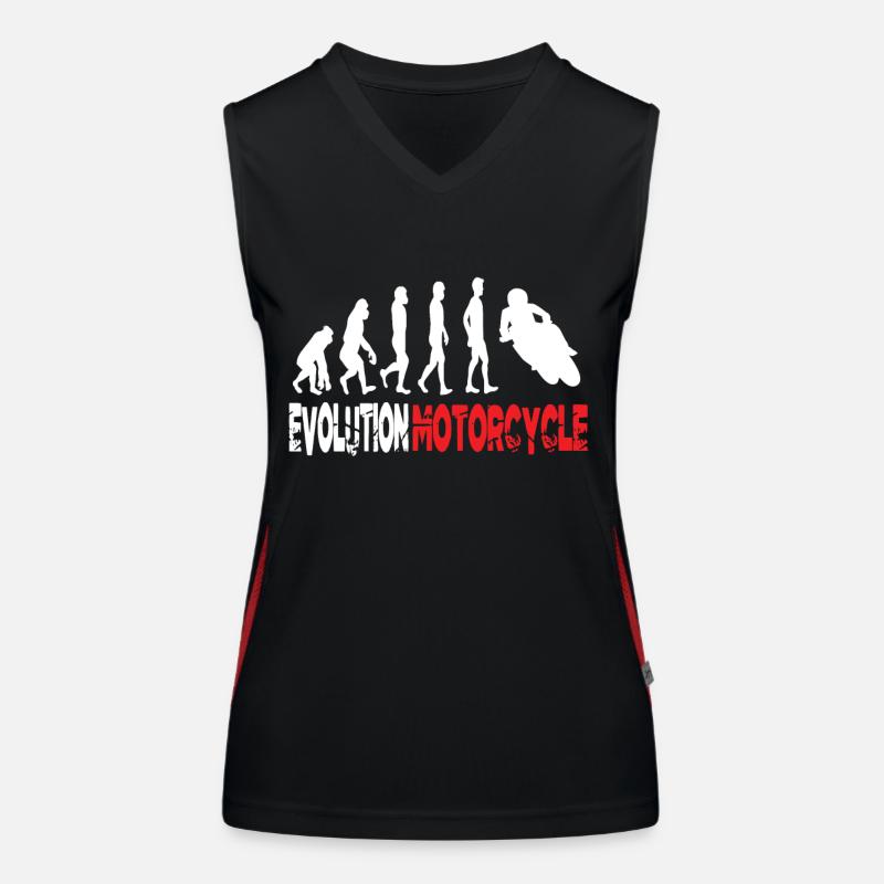 Evolution moto Débardeur respirant contrasté Femme
