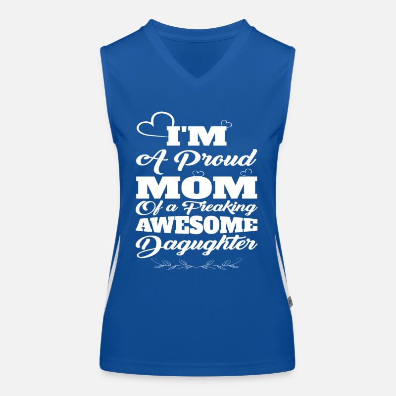 Mutter Und Tochter Funktionelles Kontrast-Tank Top für Frauen