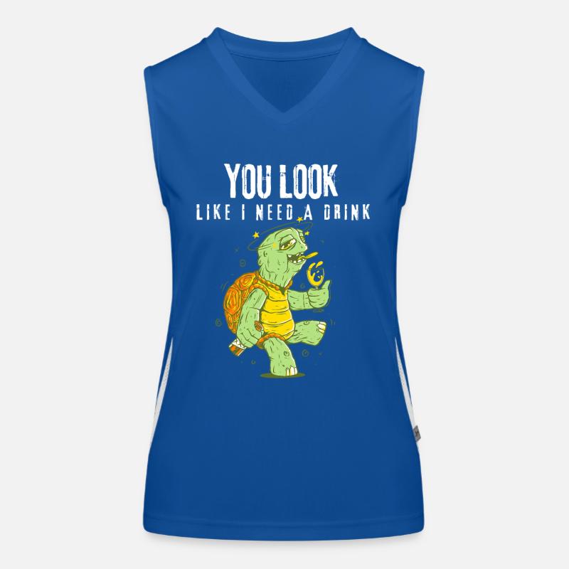 Biertrinker Geschenke Bier Spruch Bierliebhaber Funktionelles Kontrast-Tank Top für Frauen