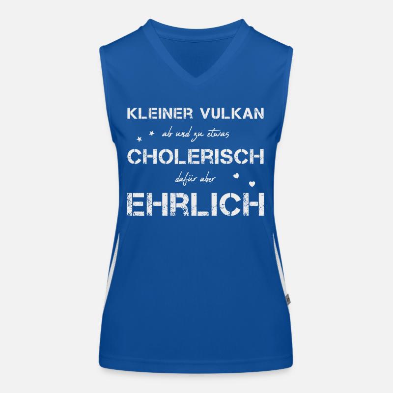 cholerisch ehrlich Funktionelles Kontrast-Tank Top für Frauen
