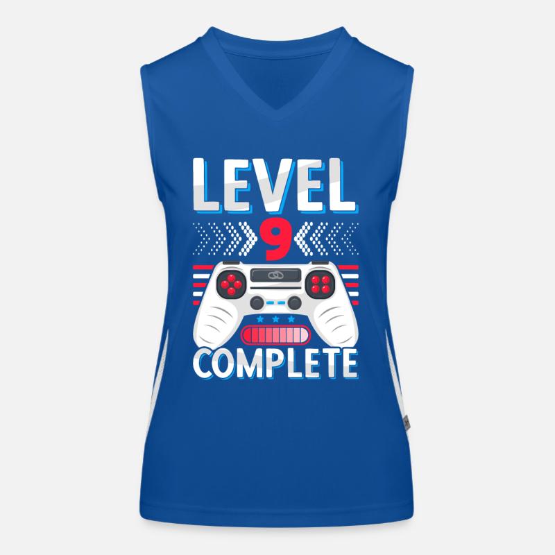 9. Hochzeitstag Geschenk Mann Frau Ehemann Ehefrau Funktionelles Kontrast-Tank Top für Frauen