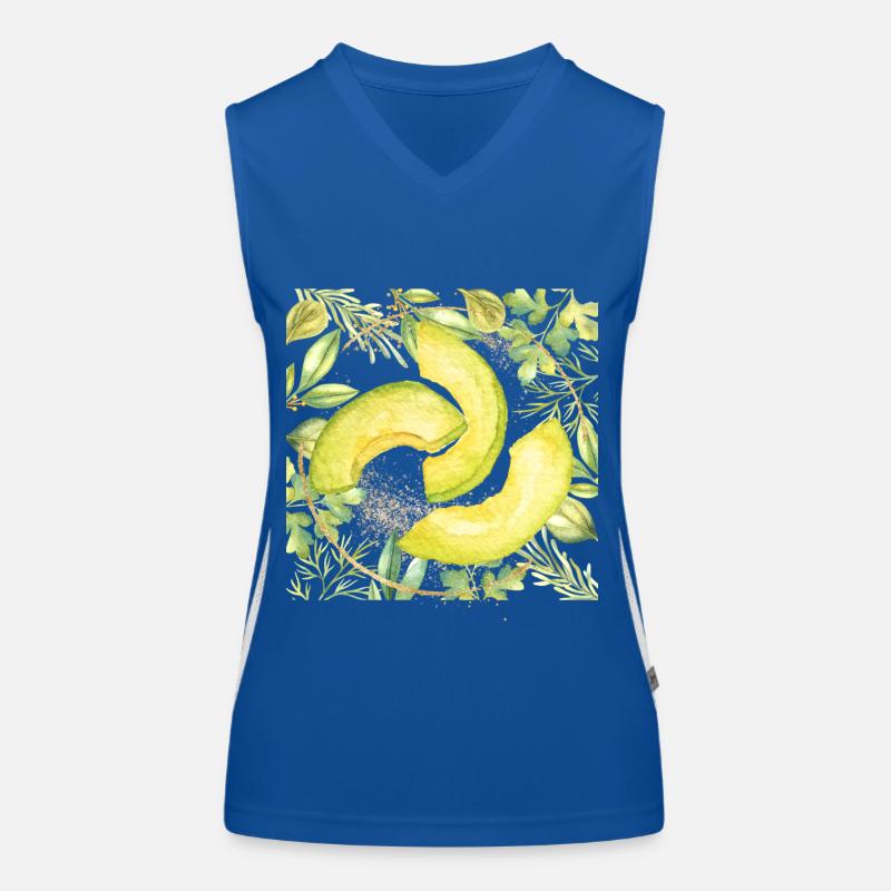 Avocado Funktionelles Kontrast-Tank Top für Frauen