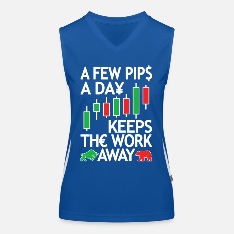 DayTrader Trader Forex Trading Forex Trading Women's Functional Contrast Tank Top