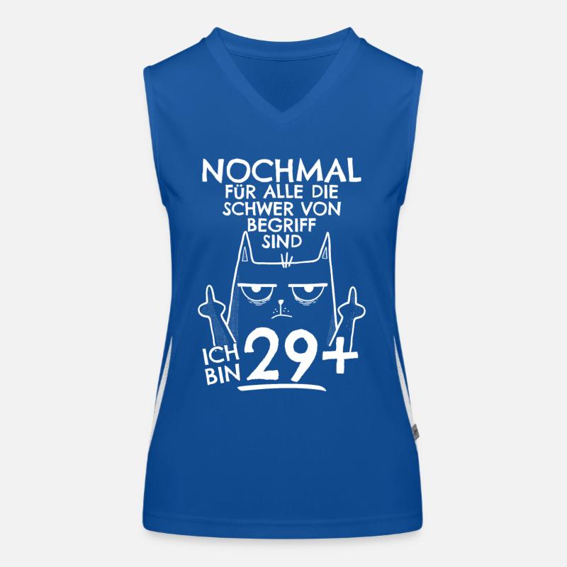30. Geburtstag Frau 30er 30ter Ich bin 29+ plus Funktionelles Kontrast-Tank Top für Frauen