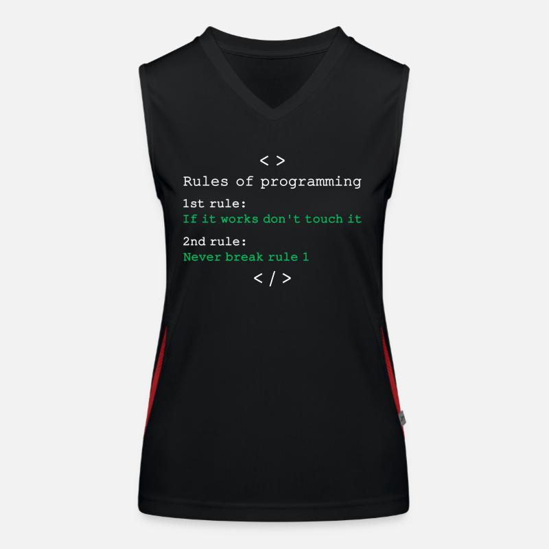 Rules of programming Women's Functional Contrast Tank Top