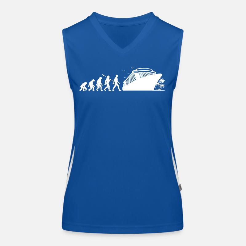 Evolution Kreuzfahrt - Schiffsreise - Urlaub Funktionelles Kontrast-Tank Top für Frauen