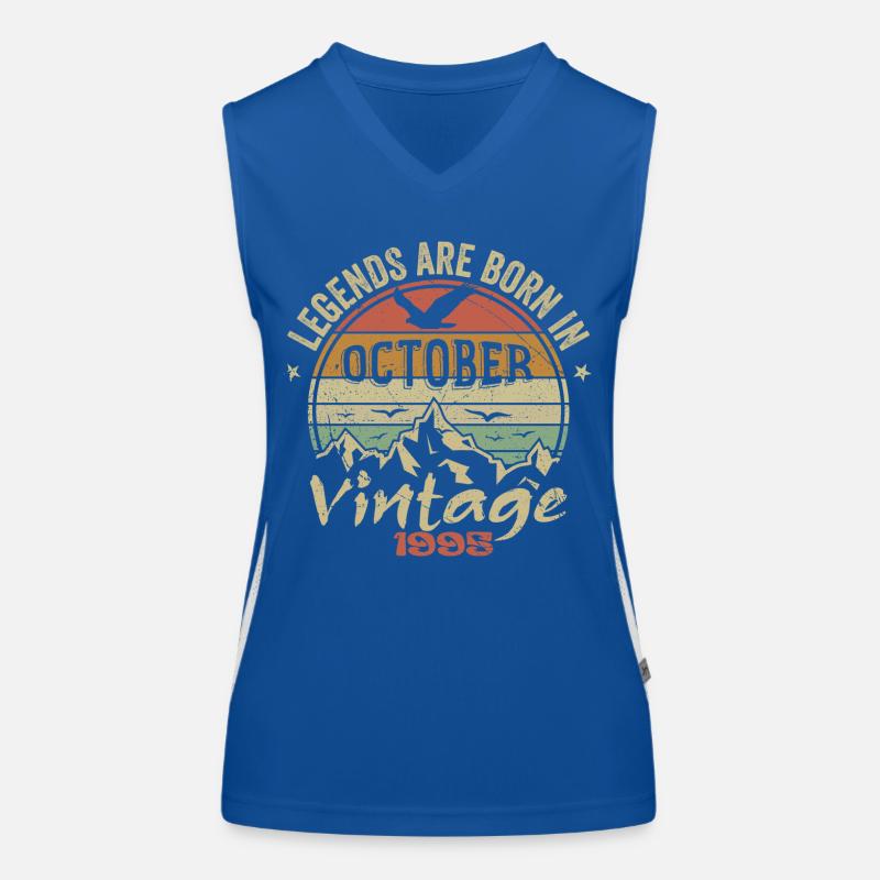 Awesome Since October 1995 - October 1995 Gift Women's Functional Contrast Tank Top