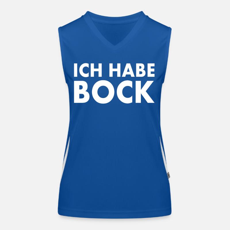 Ich habe bock Funktionelles Kontrast-Tank Top für Frauen