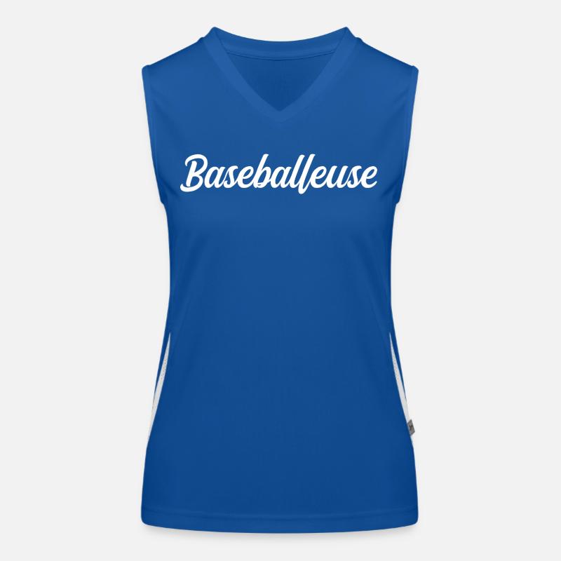 Baseballeuse Débardeur respirant contrasté Femme