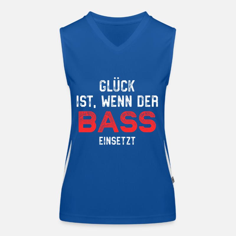 Bass - Glueck ist Funktionelles Kontrast-Tank Top für Frauen