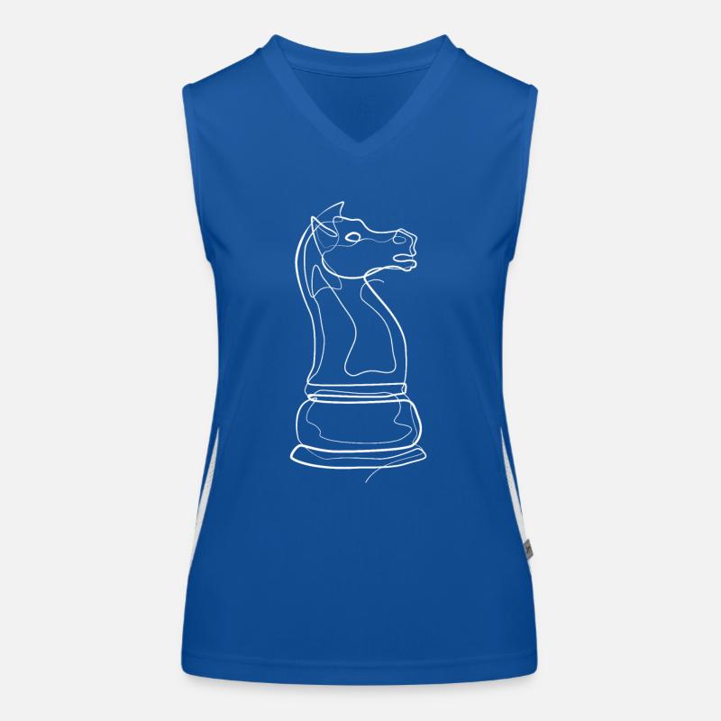 Échecs Springer Débardeur respirant contrasté Femme