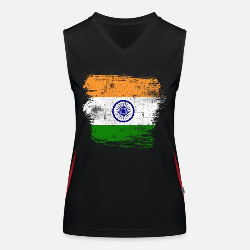 Inde Débardeur respirant contrasté Femme