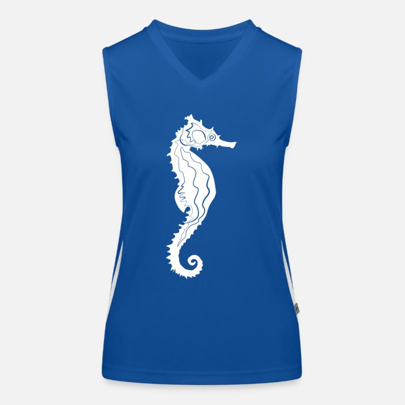 Seepferdchen Seepferd Funktionelles Kontrast-Tank Top für Frauen
