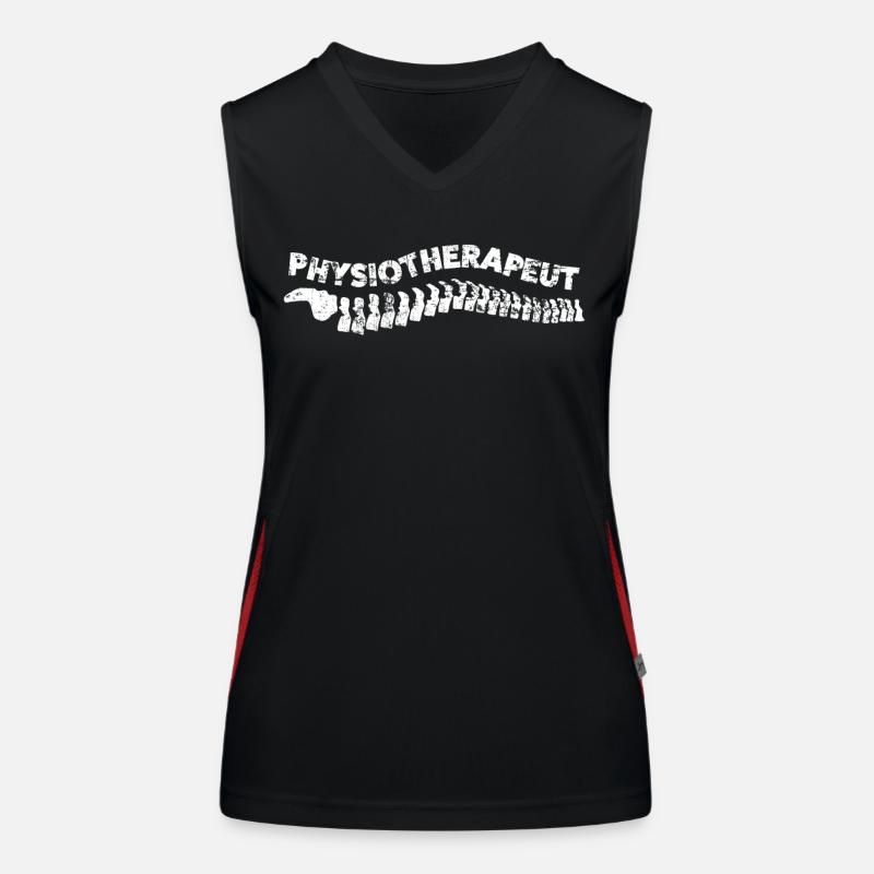 Physiotherapist Women's Functional Contrast Tank Top