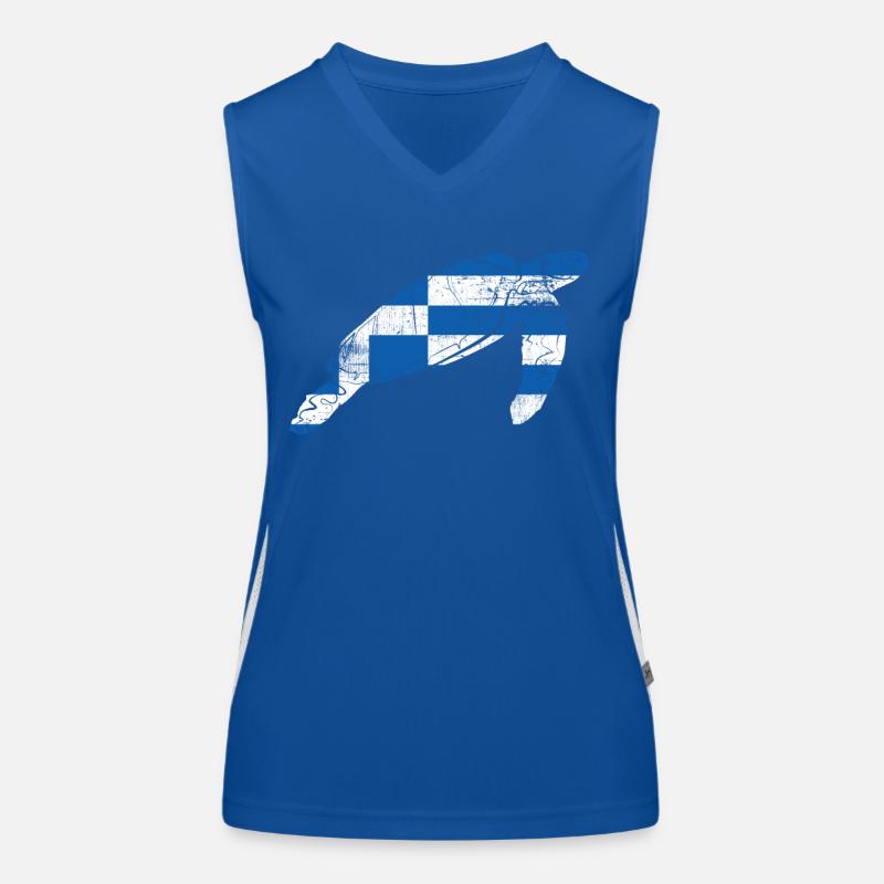 Grèce Débardeur respirant contrasté Femme