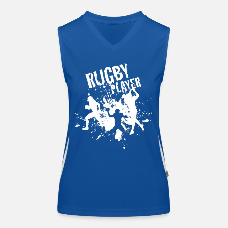 Rugby Funktionelles Kontrast-Tank Top für Frauen