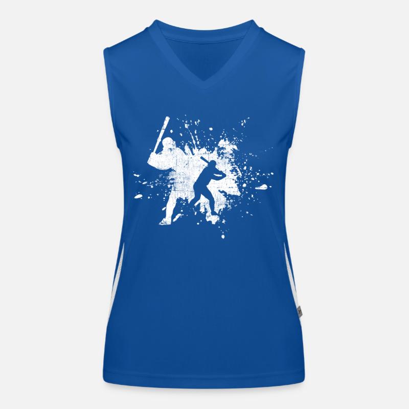 Baseball Funktionelles Kontrast-Tank Top für Frauen