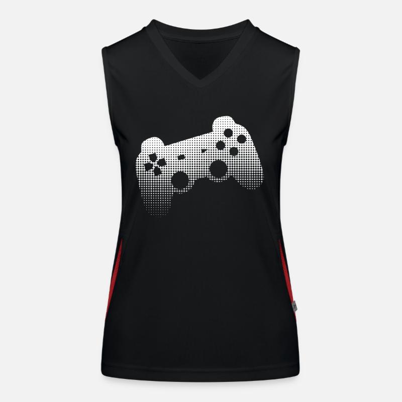 Konsole Gaming Funktionelles Kontrast-Tank Top für Frauen