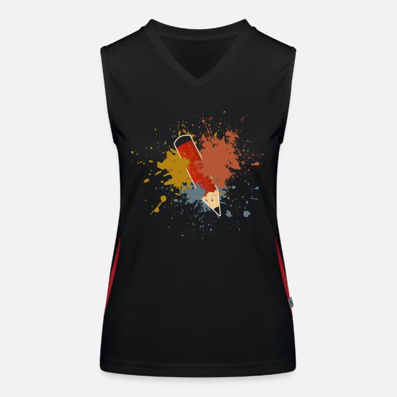 School Women's Functional Contrast Tank Top