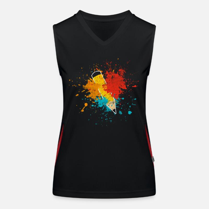 School Women's Functional Contrast Tank Top