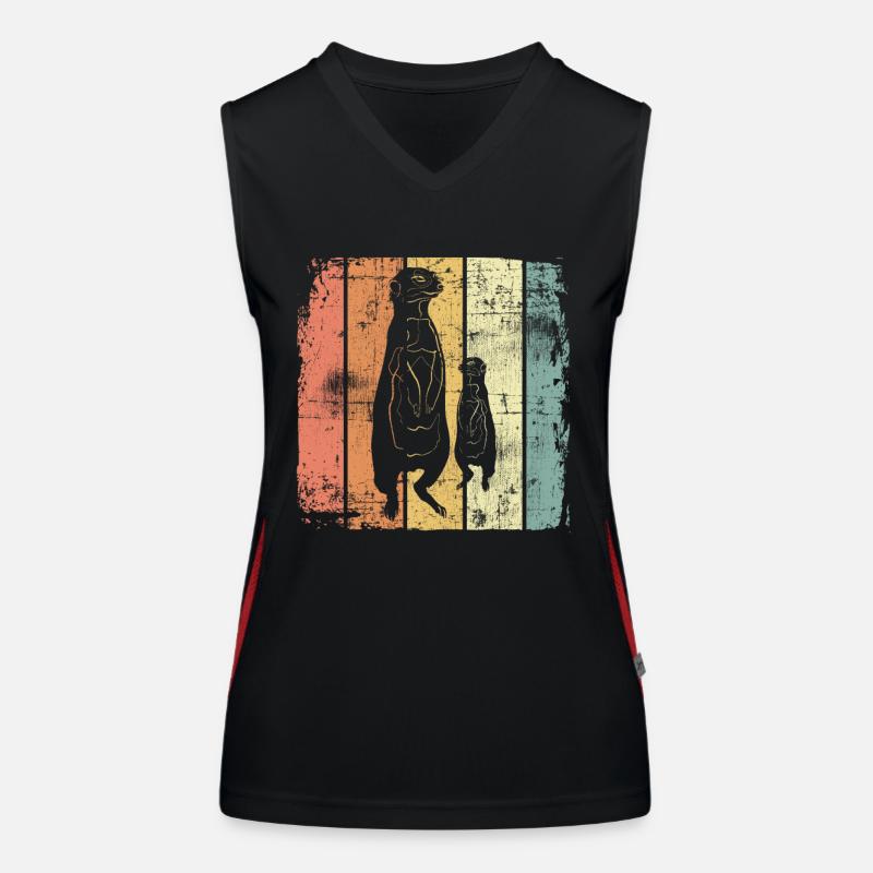 meerkat Women's Functional Contrast Tank Top