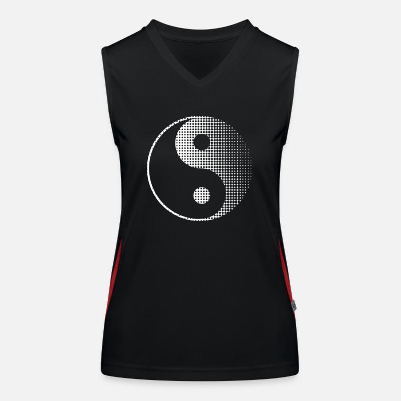 Méditation Yin Yang Débardeur respirant contrasté Femme