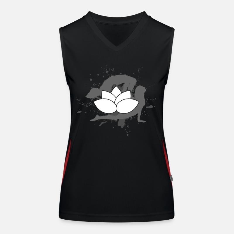 yoga Débardeur respirant contrasté Femme